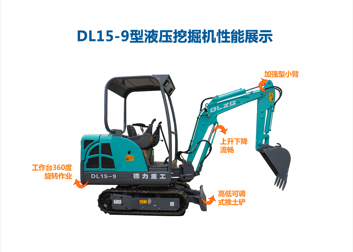 先導型微型挖掘機