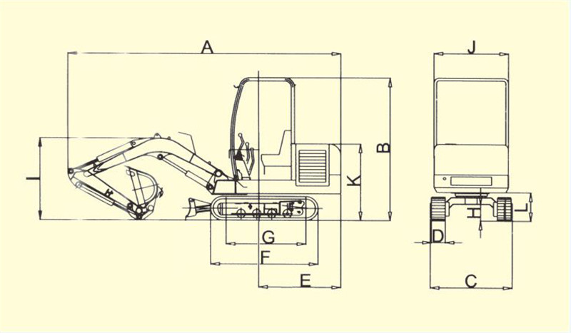 DL18X微型挖掘機